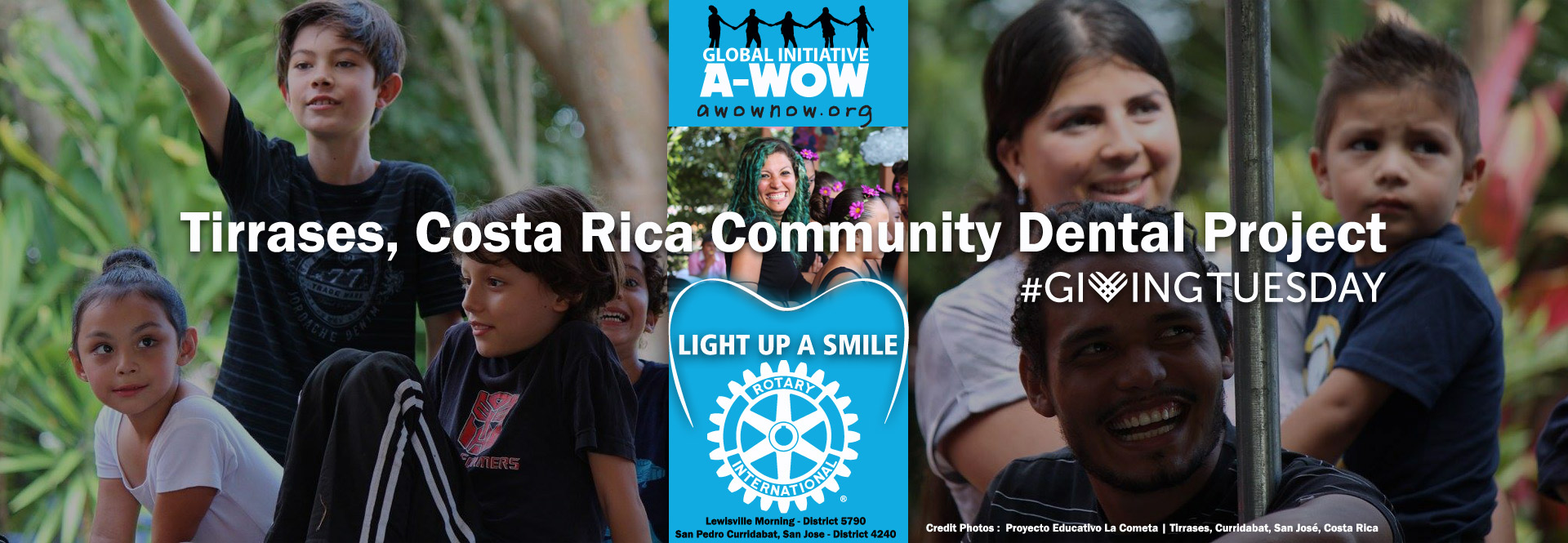 #givingtuesday A-WOW light up a smile Dental Community Project Costa Rica
